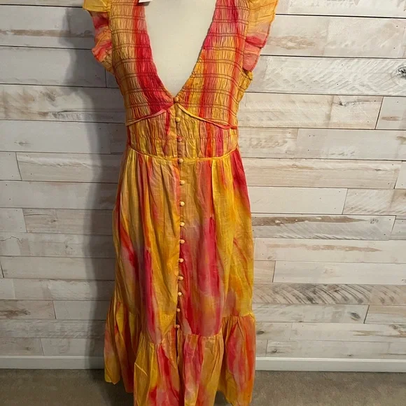 NWT Anthropologie Peregrine Midi Dress Size Small - Picture 4 of 12